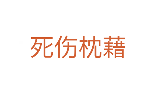 伤枕藉