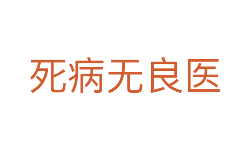 病无良医