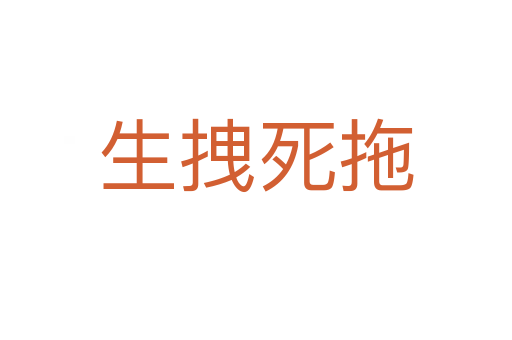 生拽 拖