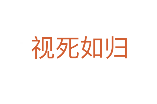 视   如归