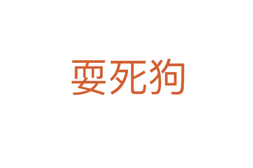 耍 狗