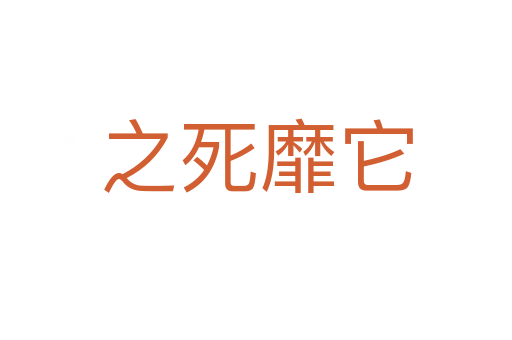 之   靡它